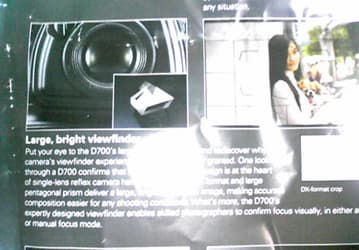 Nikon D700 DSLR Information Leaks